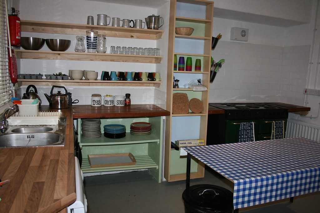 Self-catering kitchen at Ringcladdy Barn