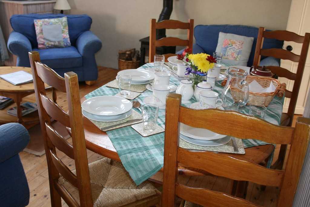 Kitchen area inside Stable Cottage