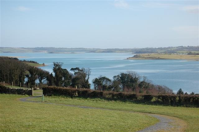 View over Strangford Lough from Delamont Country Park